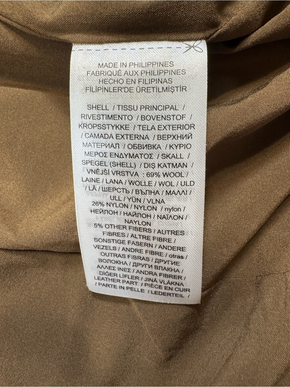 Ralph Lauren Tan Herringbone Blazer Jacket - Picture 5 of 7